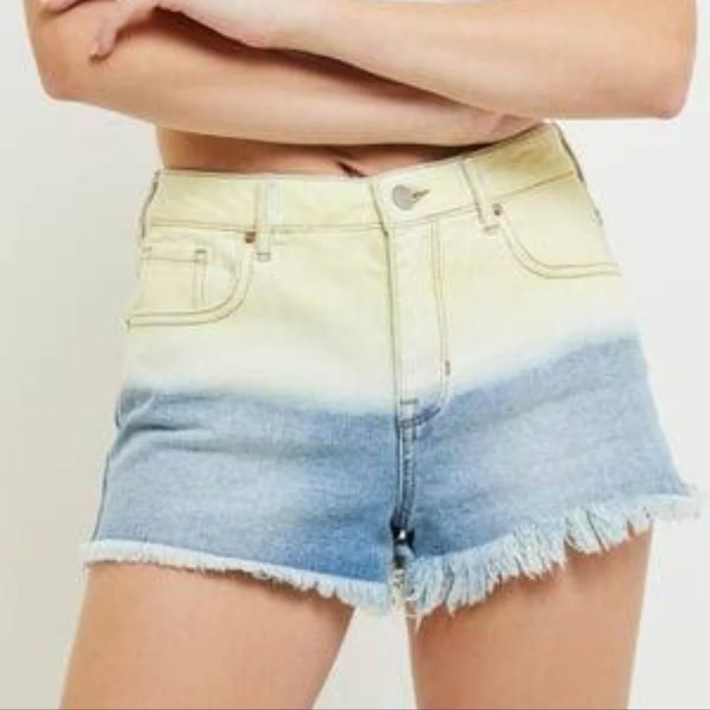 Pacsun High Rise Festival Denim Shorts